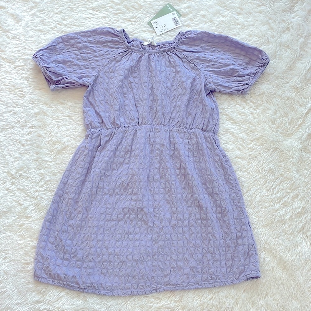 H & M brand dress! Brand new. Size 8. Cotton & Viscose blend. Lavender! NWT